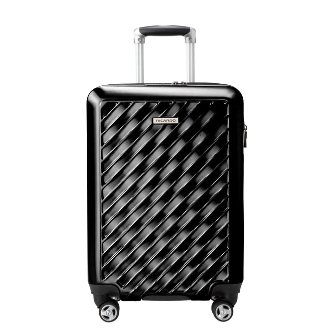 variant:43709068050624 RBH Melrose Hardside Carry-On Spinner Luggage Black