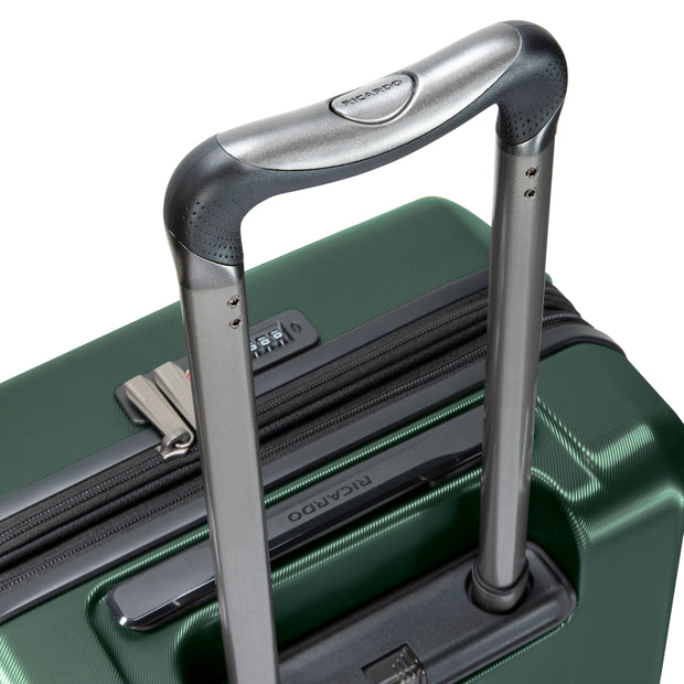 variant:43709385572544 RBH Montecito 2.0 Hardside Carry-On Spinner Luggage Hunter Green