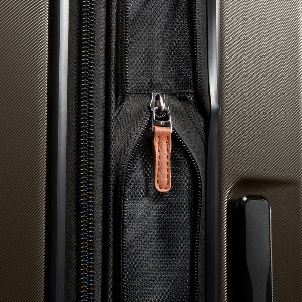 variant:43710649761984 RBH Montecito 2.0 Large Checked Spinner Luggage Graphite