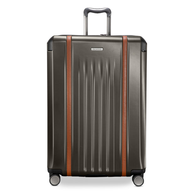 variant:43710649761984 RBH Montecito 2.0 Large Checked Spinner Luggage Graphite