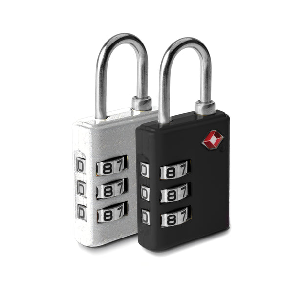 variant:46347064344768 Travelon Set of 2 TSA Accepted Luggage Locks Classic Combo