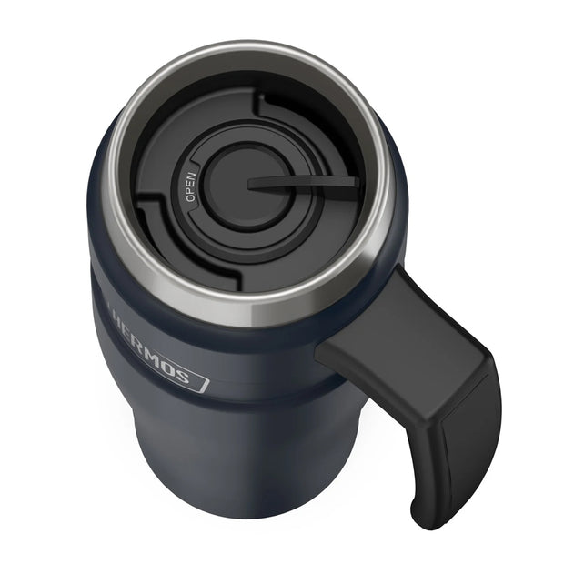 variant:46532961599680 16 oz Stainless Steel Travel Mug Matte Midnight Blue