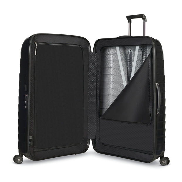 variant:44550703841472 Samsonite Proxis Extra Large Checked Spinner Black