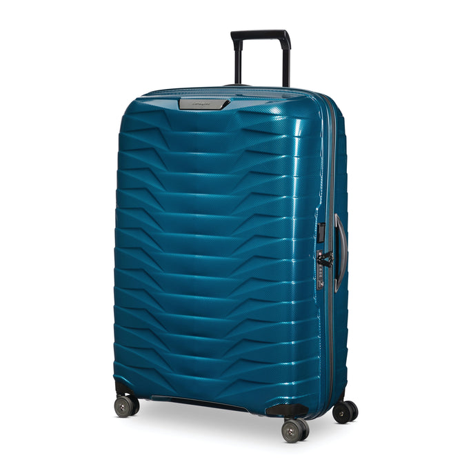 variant:44550703874240 Samsonite Proxis Extra Large Checked Spinner Blue