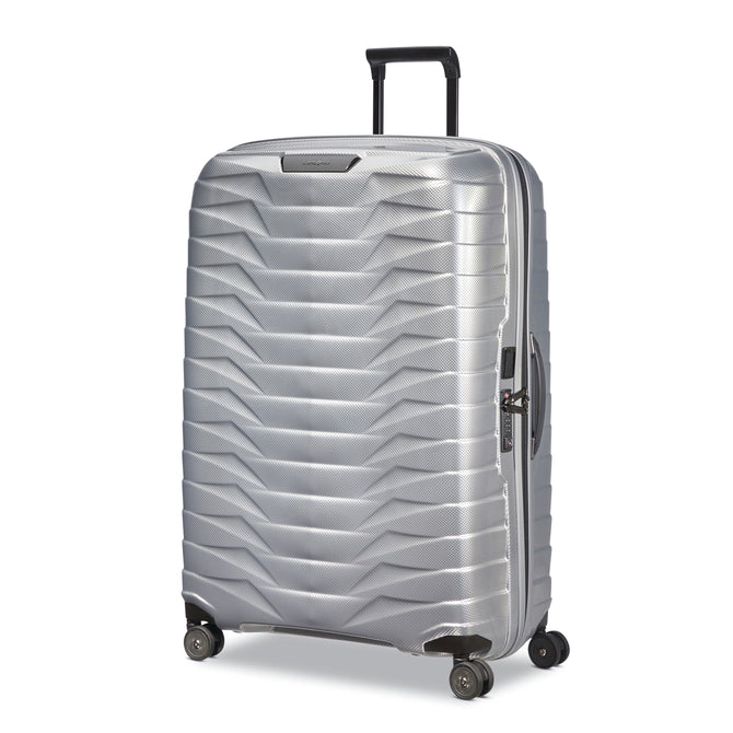 variant:44550703907008 Samsonite Proxis Extra Large Checked Spinner Silver