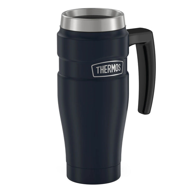 variant:46532961599680 16 oz Stainless Steel Travel Mug Matte Midnight Blue