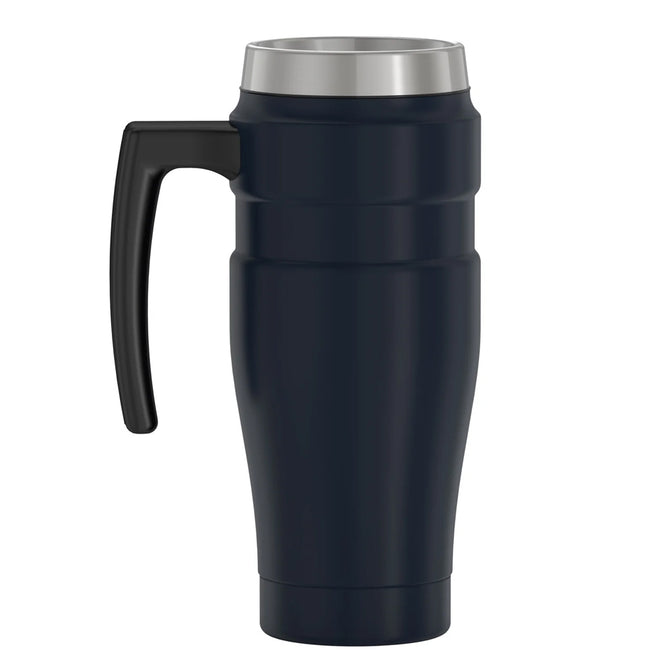 variant:46532961599680 16 oz Stainless Steel Travel Mug Matte Midnight Blue