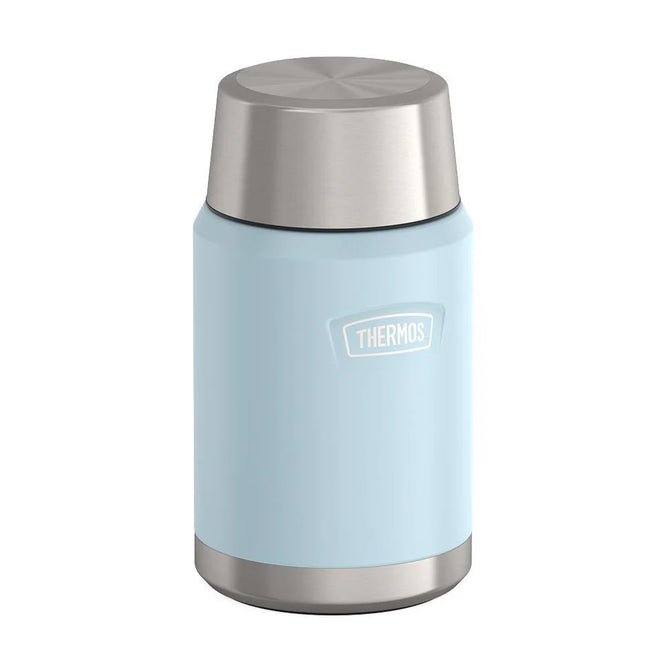 variant:46529430192320 24 oz Stainless Steel Food Jar w/ Spoon Glacier