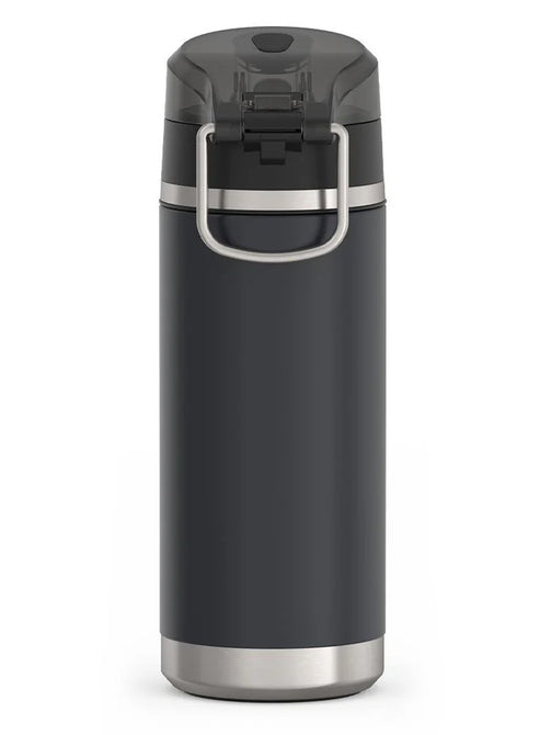 variant:46488643436736 Thermos 18 oz Stainless Steel Kids Water Bottle w/ Spout Lid Granite