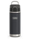 variant:46488643436736 Thermos 18 oz Stainless Steel Kids Water Bottle w/ Spout Lid Granite