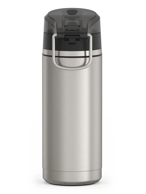 variant:46488629444800 Thermos 18 oz Stainless Steel Kids Water Bottle w/ Spout Lid Stainless Steel