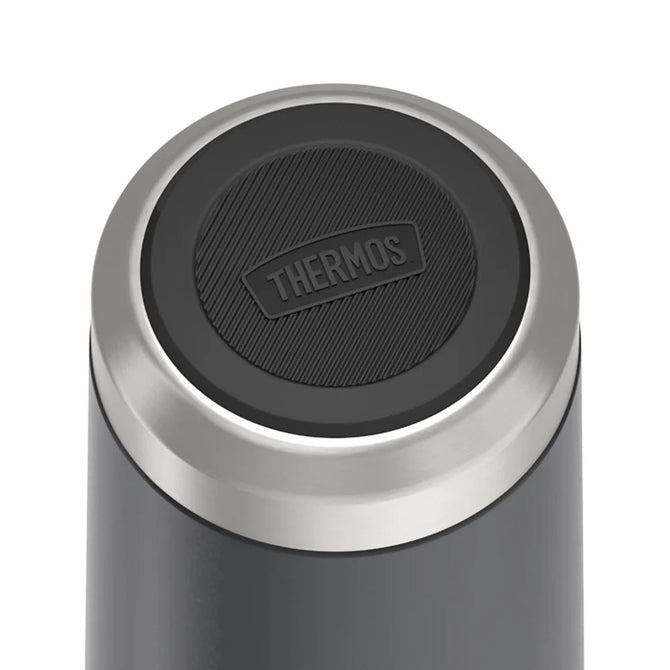 variant:46529110802624 12oz ICON™ SLIM CAN INSULATOR Matte Stainless Granite