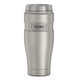 variant:46530409267392 16 oz Stainless Steel  Travel Tumbler Matte Stainless Steel