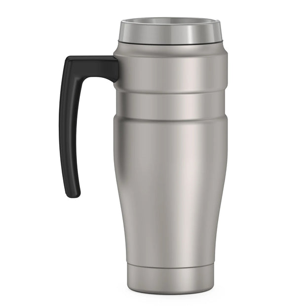 variant:46532961697984 16 oz Stainless Steel Travel Mug Matte Stainless Steel