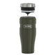 variant:46530430402752 16 oz Stainless Steel  Travel Tumbler Matte Army Green
