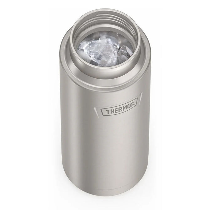 variant:46515266617536 24oz Icon Stainless Steel Water Bottle w/ Screw Top Matte Stainless Steel