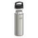 variant:46515266617536 24oz Icon Stainless Steel Water Bottle w/ Screw Top Matte Stainless Steel