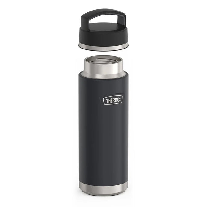 variant:46515266650304 24oz Icon Stainless Steel Water Bottle w/ Screw Top Granite