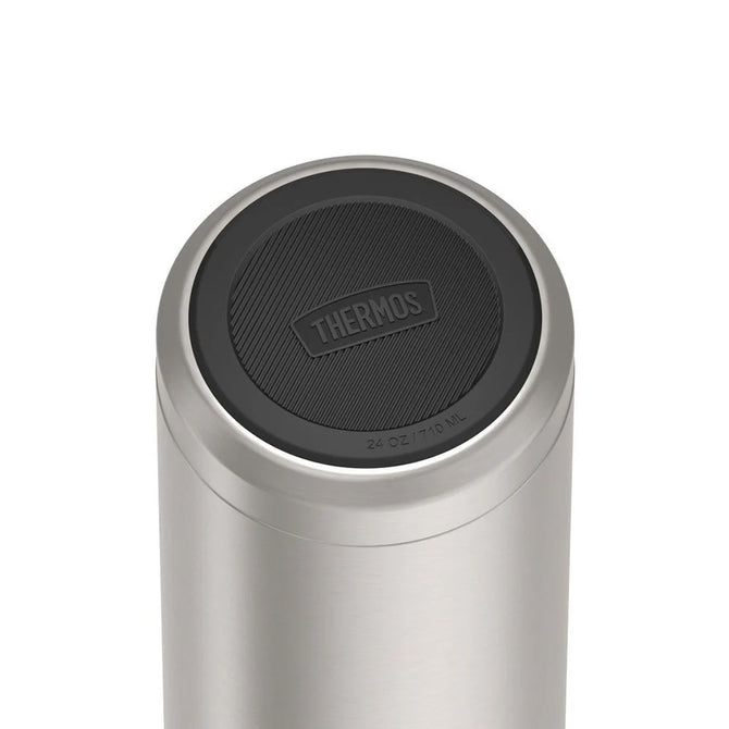 variant:43737238667456 24oz Icon Stainless Steel Water Bottle w/ Spout MATTE STAINLESS STEEL