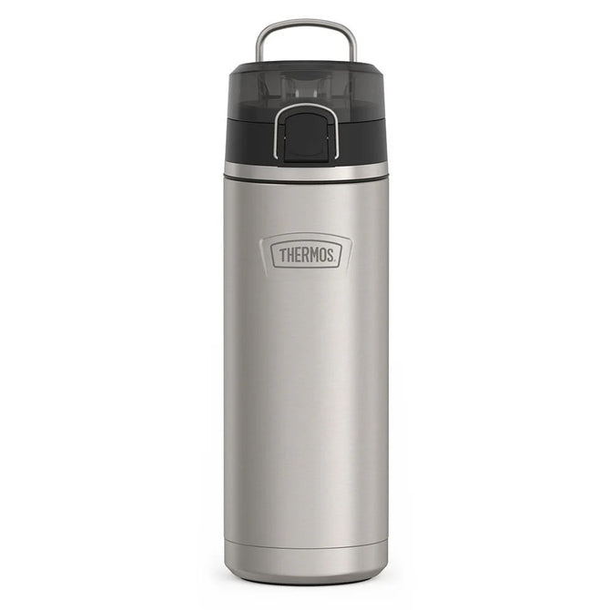 variant:43737238667456 24oz Icon Stainless Steel Water Bottle w/ Spout MATTE STAINLESS STEEL