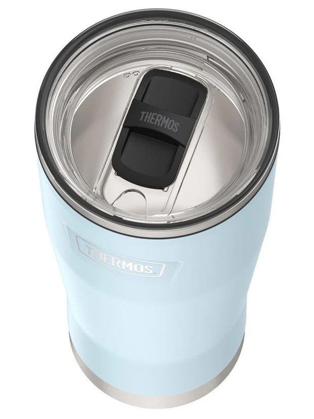 variant:43736988418240 Thermos 24oz Icon Stainless Steel Cold Cup w/ Slide Lock Glacier