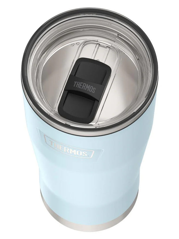 variant:43736988418240 Thermos 24oz Icon Stainless Steel Cold Cup w/ Slide Lock Glacier