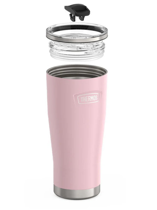 variant:46488538546368 Thermos 24oz Icon Stainless Steel Cold Cup w/ Slide Lock Pink