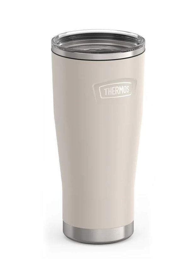 variant:46488538611904 Thermos 24oz Icon Stainless Steel Cold Cup w/ Slide Lock Sandstone