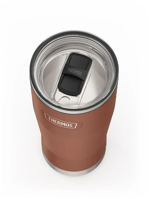 variant:43737236177088 Thermos 24oz Icon Stainless Steel Cold Cup w/ Slide Lock Saddle