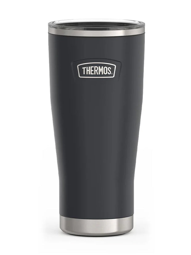 variant:43736988451008 Thermos 24oz Icon Stainless Steel Cold Cup w/ Slide Lock Granite