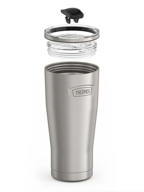 variant:43736988385472 Thermos 24oz Icon Stainless Steel Cold Cup w/ Slide Lock Stainless Steel