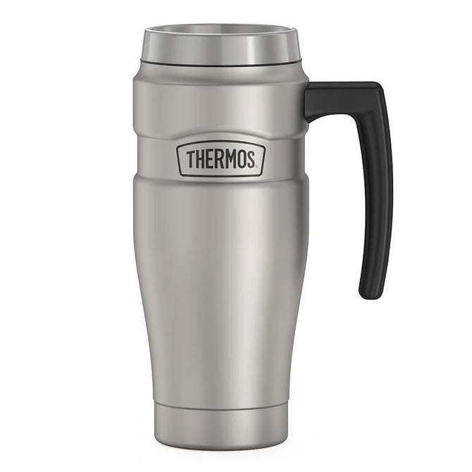 variant:46532961697984 16 oz Stainless Steel Travel Mug Matte Stainless Steel