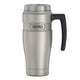 variant:46532961697984 16 oz Stainless Steel Travel Mug Matte Stainless Steel