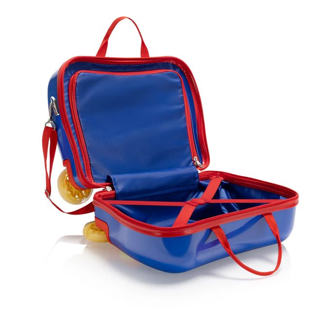 variant:44655303000256 heys america Fashion Ride-on Luggage with Light-up Wheels Fire Truck