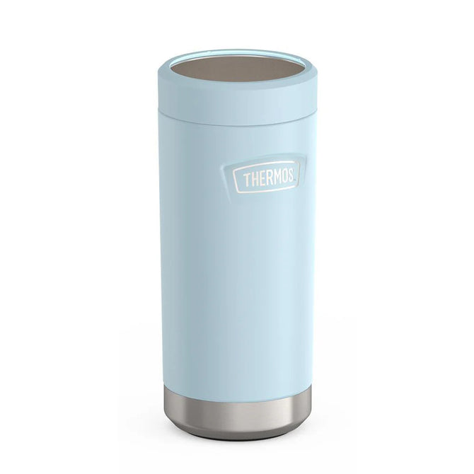 variant:46529110737088 12oz ICON™ SLIM CAN INSULATOR Matte Stainless Glacier