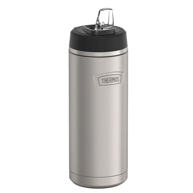 variant:46515459915968 32 oz Stainless Steel Water Bottle w/ Straw Lid Matte Stainless Steel