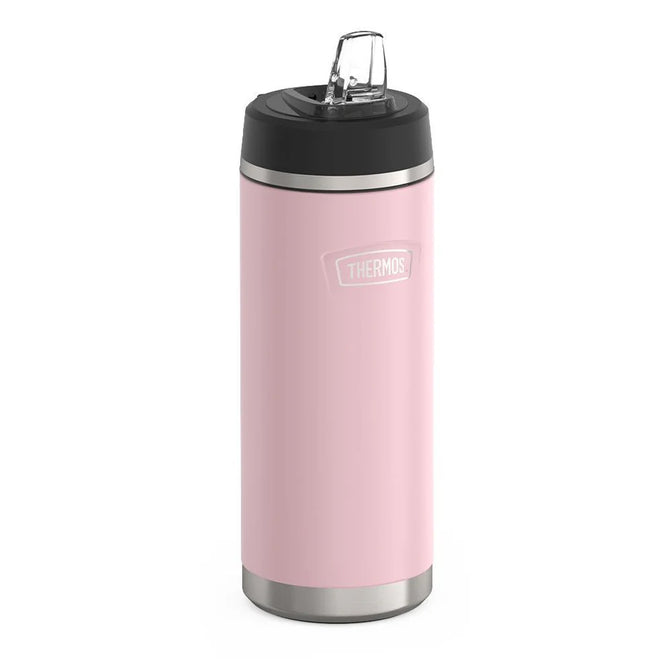 variant:46515536101568 32 oz Stainless Steel Water Bottle w/ Straw Lid Pink