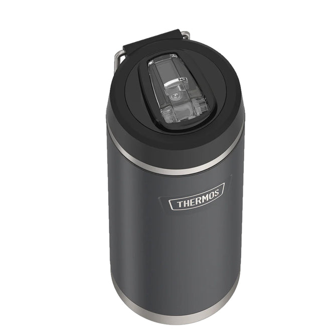 variant:46515459981504 32 oz Stainless Steel Water Bottle w/ Straw Lid Granite