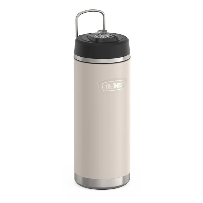 variant:46515459948736 32 oz Stainless Steel Water Bottle w/ Straw Lid Sandstone