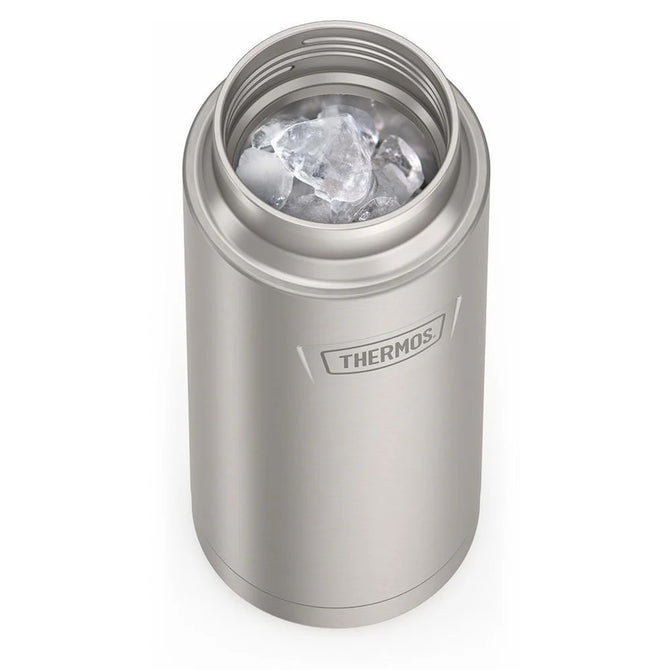 variant:43737225035968 32oz Icon Stainless Steel Water Bottle w/ Screw Top Matte Stainless Steel