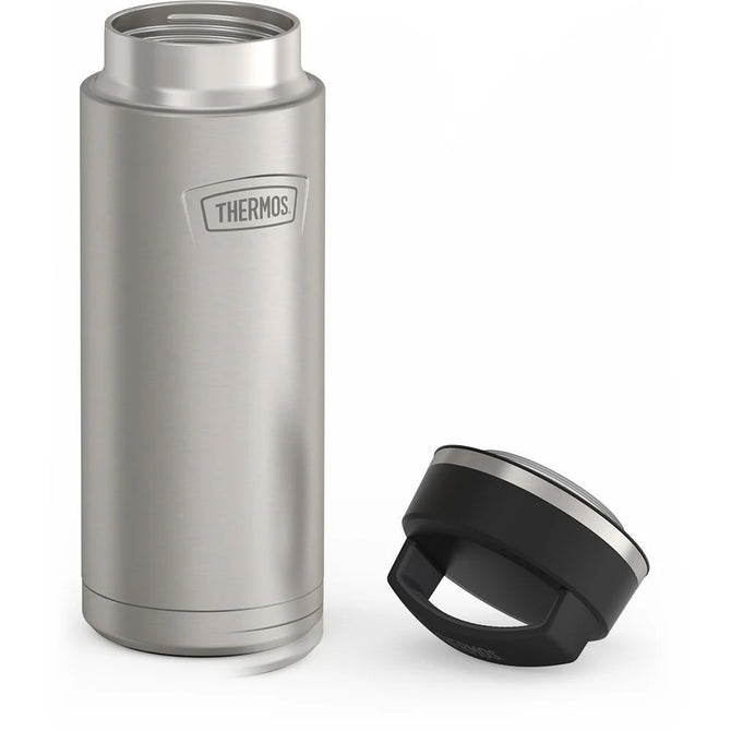 variant:43737225035968 32oz Icon Stainless Steel Water Bottle w/ Screw Top Matte Stainless Steel