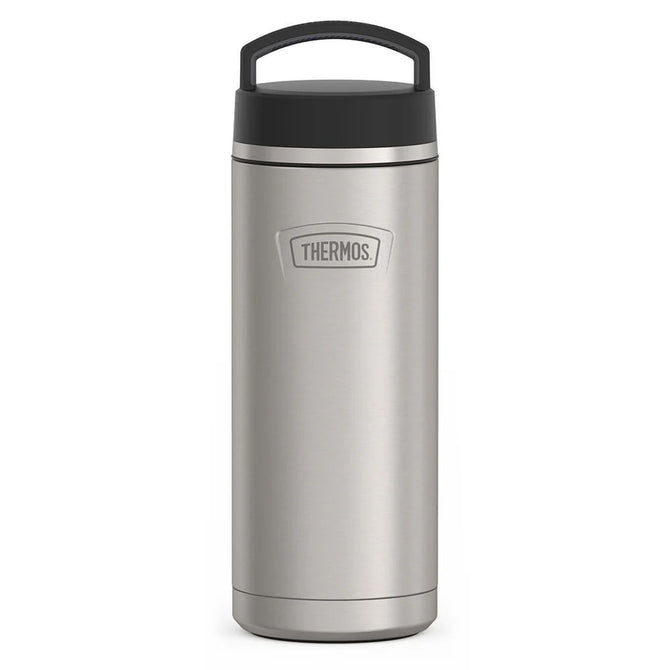 variant:43737225035968 32oz Icon Stainless Steel Water Bottle w/ Screw Top Matte Stainless Steel