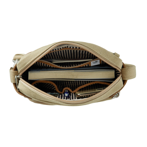 variant:46276542333120 Anti-Theft Heritage Crossbody Natural