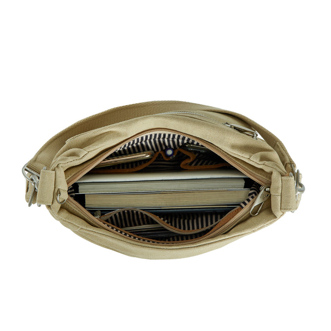 variant: 46276617863360 Travelon Heritage Anti-Theft Hobo Natural