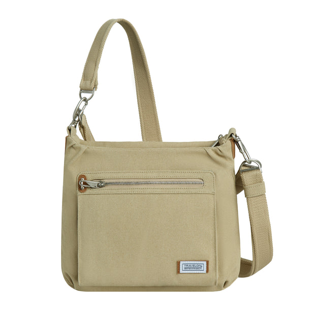 variant: 46276617863360 Travelon Heritage Anti-Theft Hobo Natural