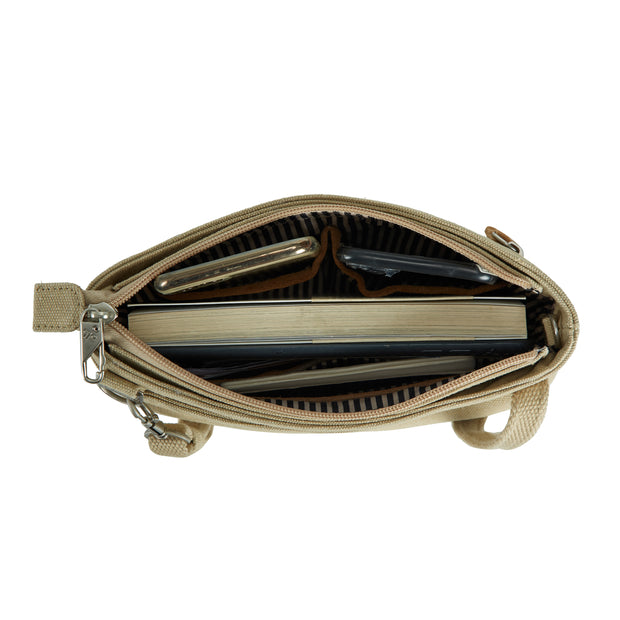 variant:46276674126016 Anti-Theft Heritage Small Crossbody Natural