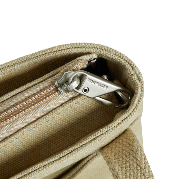variant:46276674126016 Anti-Theft Heritage Small Crossbody Natural