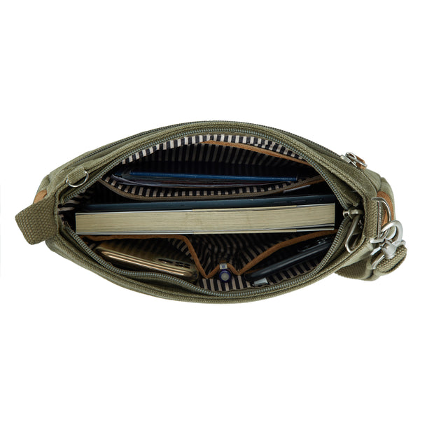 variant:46276754768064 Travelon Heritage Anti-Theft Saddle Crossbody Sage