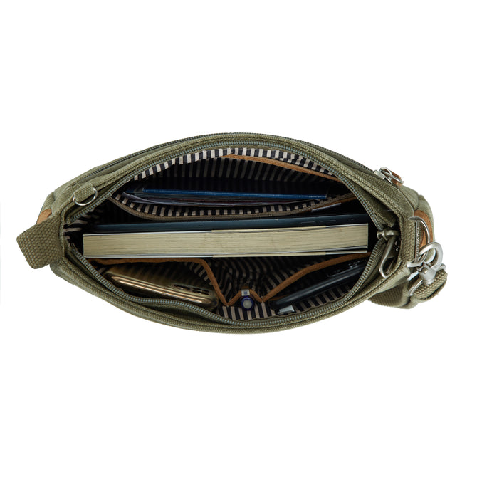 variant:46276754768064 Travelon Heritage Anti-Theft Saddle Crossbody Sage