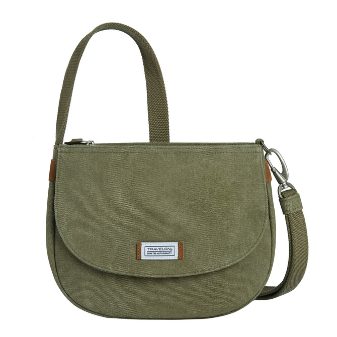 variant:46276754768064 Travelon Heritage Anti-Theft Saddle Crossbody Sage
